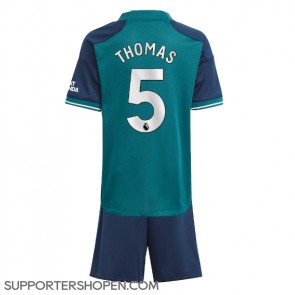 Arsenal Thomas Partey #5 Tredje tröja Barn 2023-24 Kortärmad (+ korta byxor)